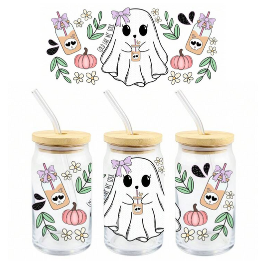 BOO GLASS COFFEE CUP