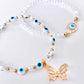 EVIL EYE BUTTERFLY BRACELET SET