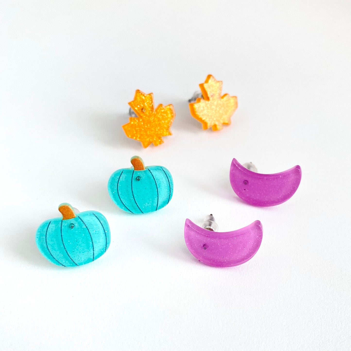 SET OF 3 HALLOWEEN THEMED EARRINGS