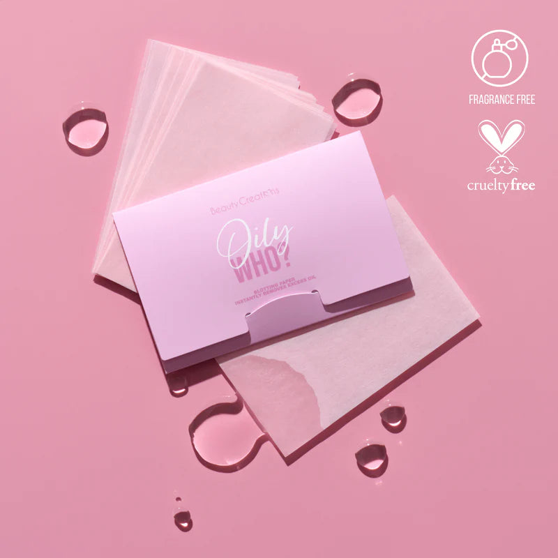 OILY WHO? BLOTTING PAPER