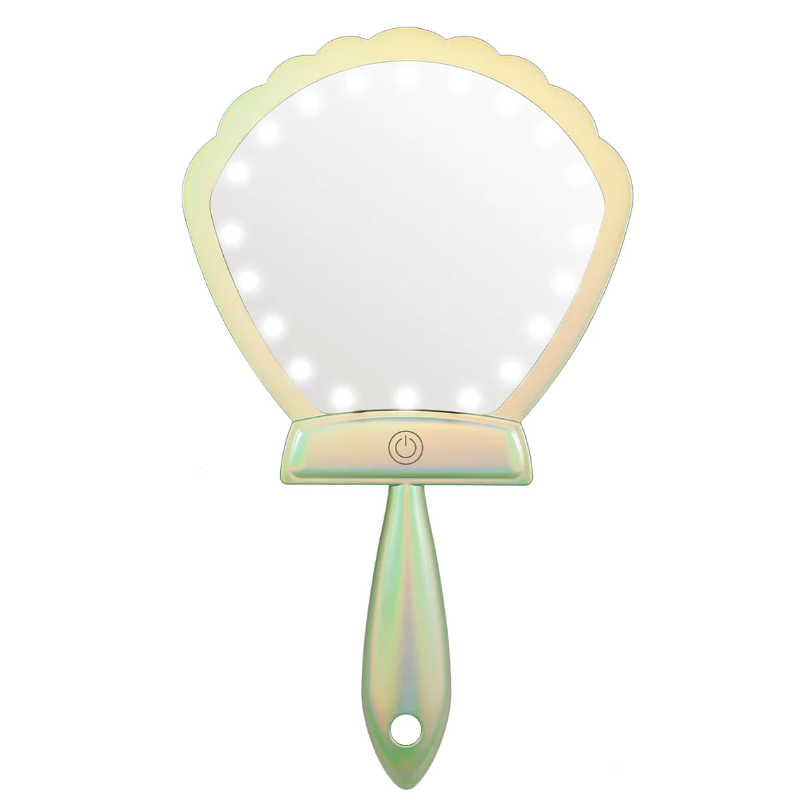 GREEN - LED SHELL SHOCK HOLOGRAPHIC MIRROR