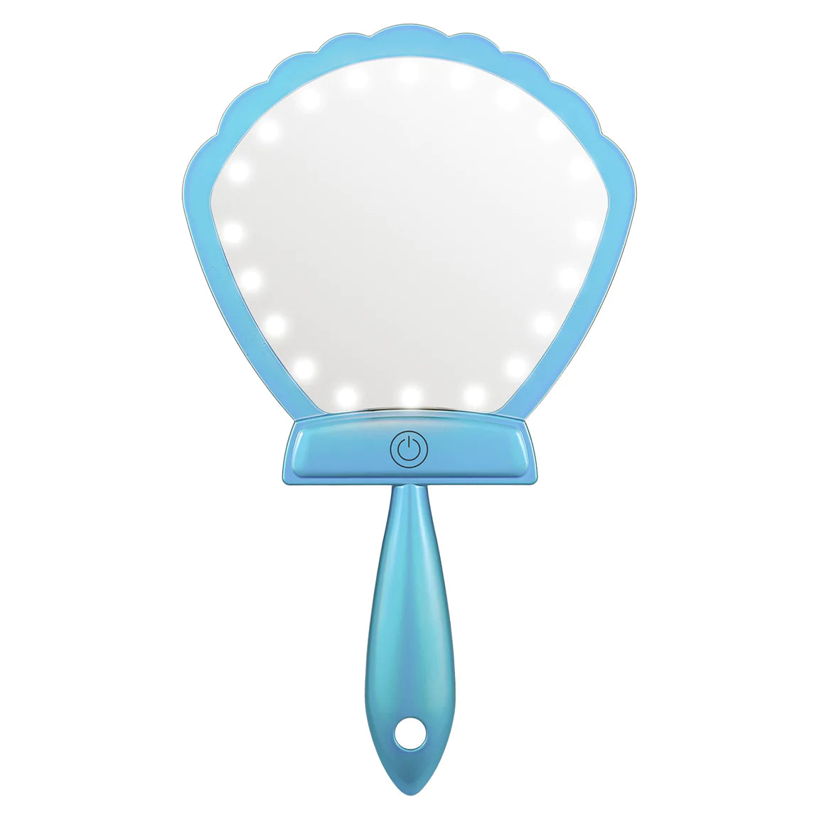 BLUE - LED SHELL SHOCK HOLOGRAPHIC MIRROR