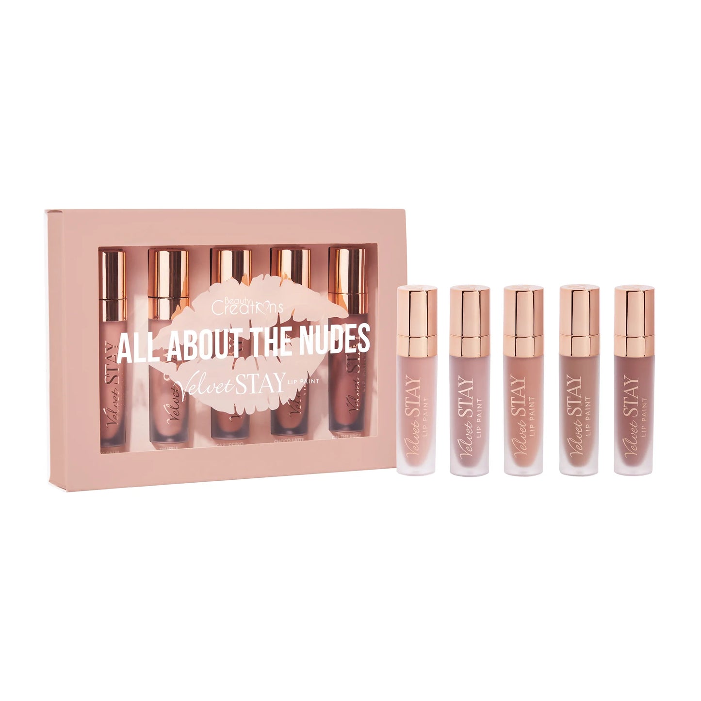 ALL ABOUT THE NUDES - VELVET STAY LIP SET