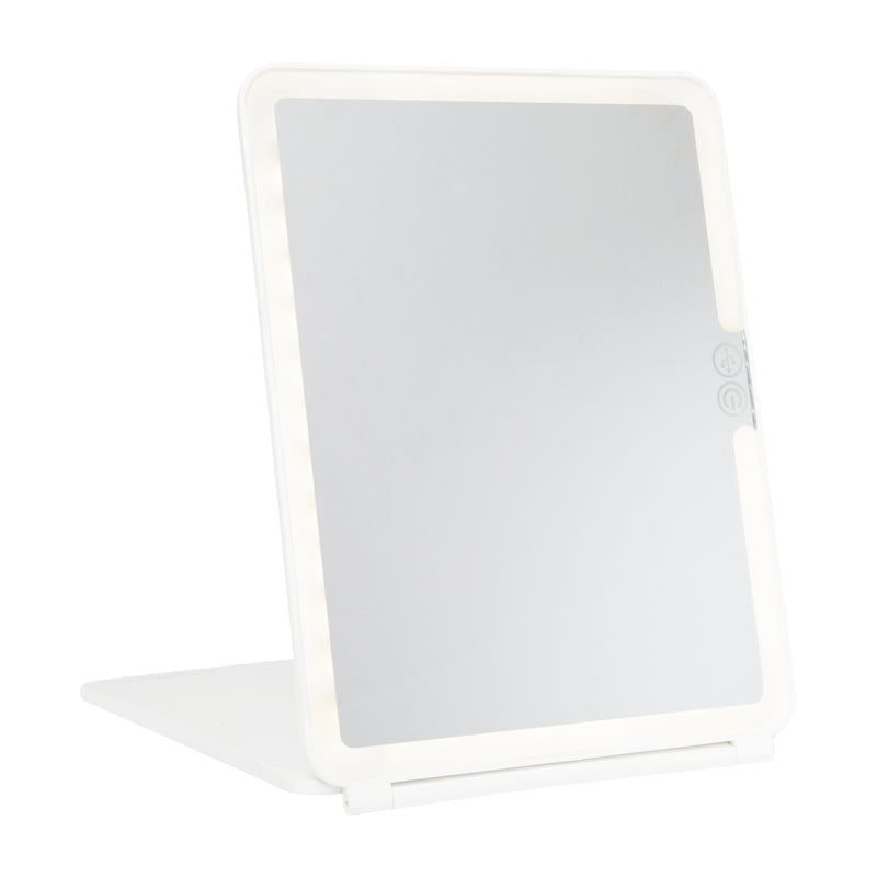 WHITE - ON THE GO LED MIRROR