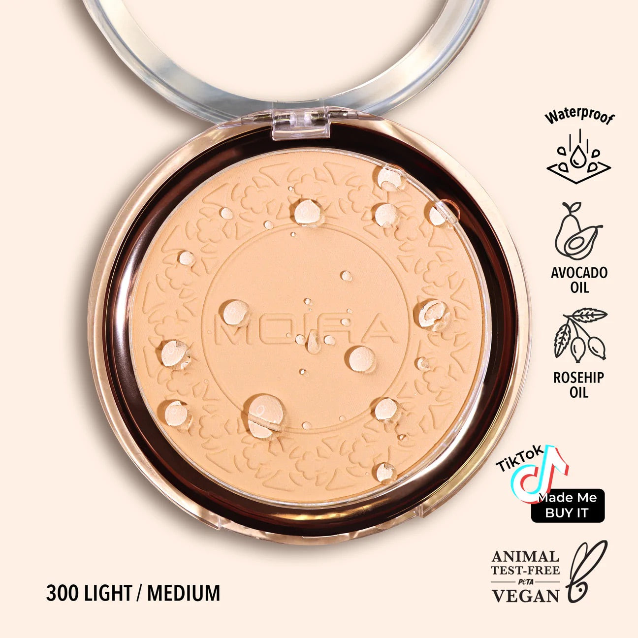 SOFT FOCUS WATERPROOF SETTING POWDER - 300 LIGHT / MEDIUM