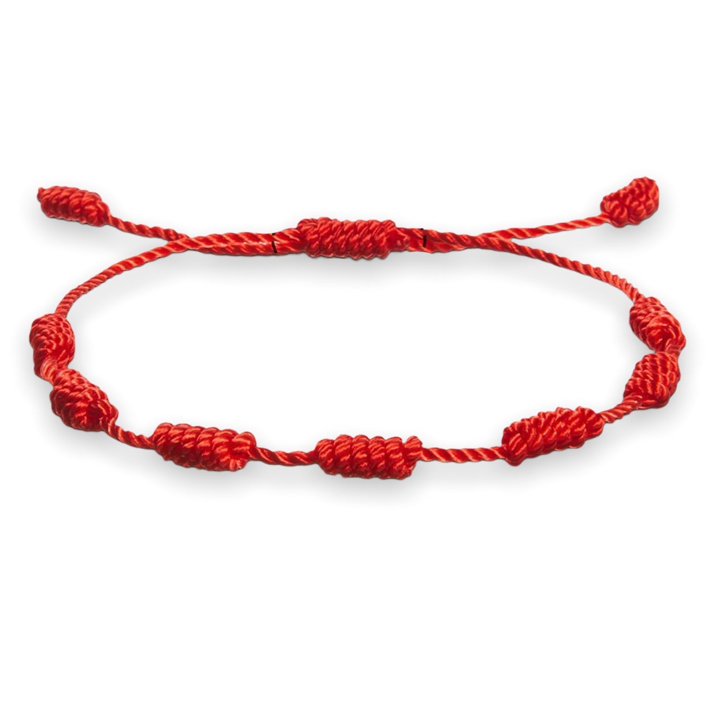 RED GOOD LUCK ROPE BRACELET