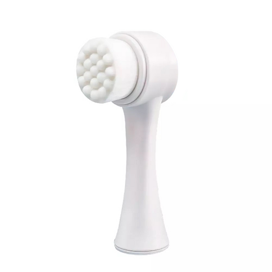 SILICONE DOUBLE SIDED FACIAL CLEANSING BRUSH