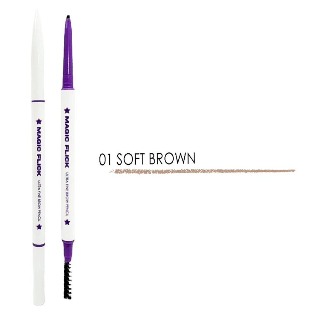 SOFT BROWN 01 - WATERPROOF ULTRA FINE BROW PENCIL