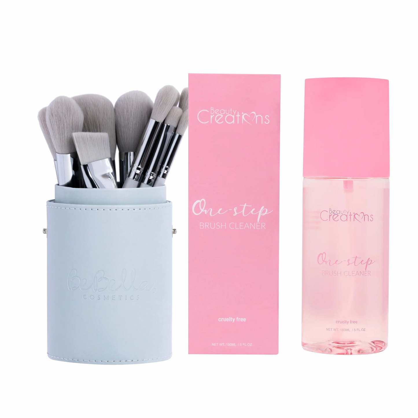 12pc BRUSH SET & CLEANER BLUE BUNDLE