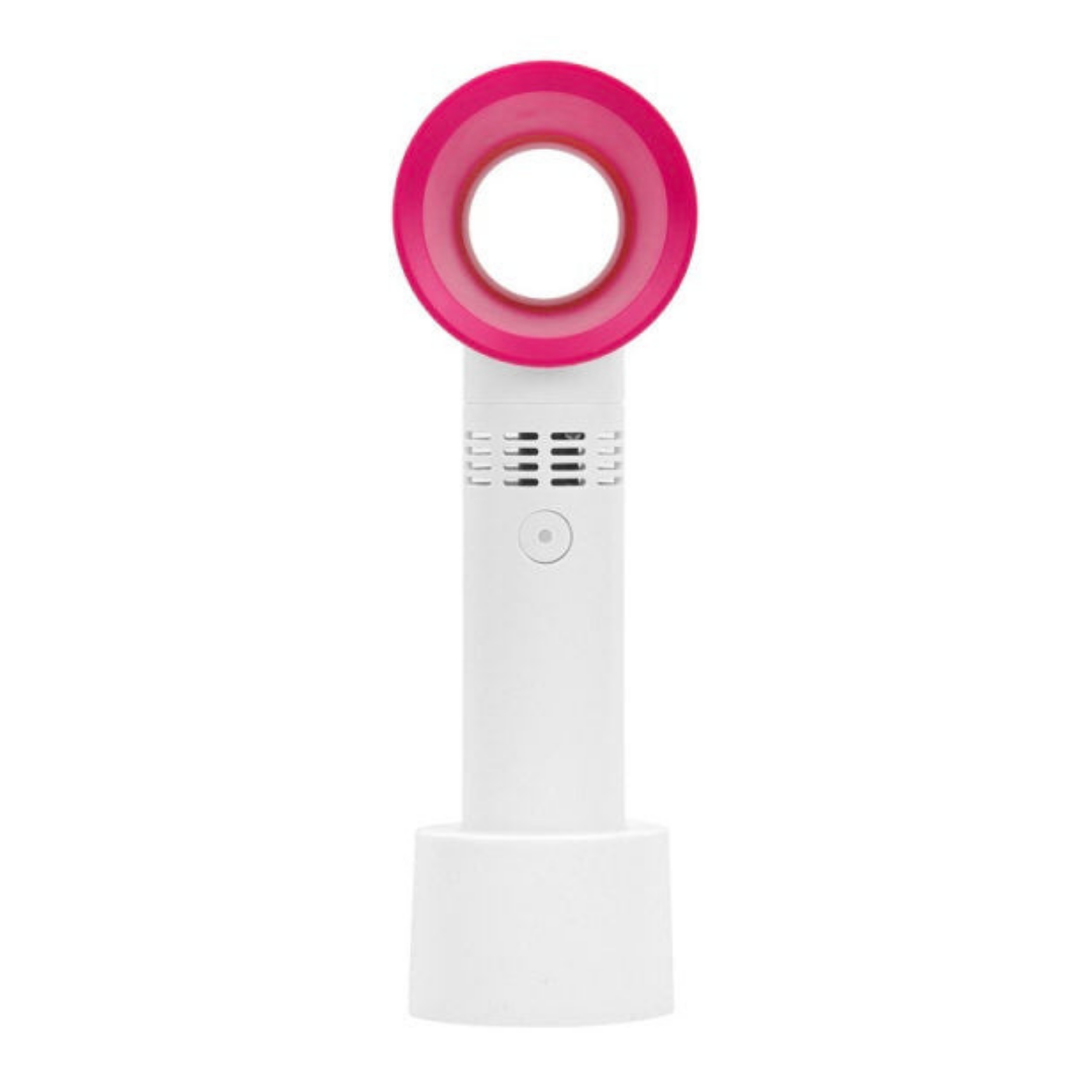 ELECTRIC BLADELESS FAN - HOT PINK