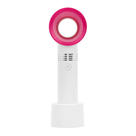 ELECTRIC BLADELESS FAN - HOT PINK