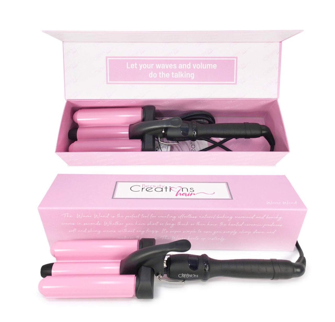 PINK HAIR WAVER WAND