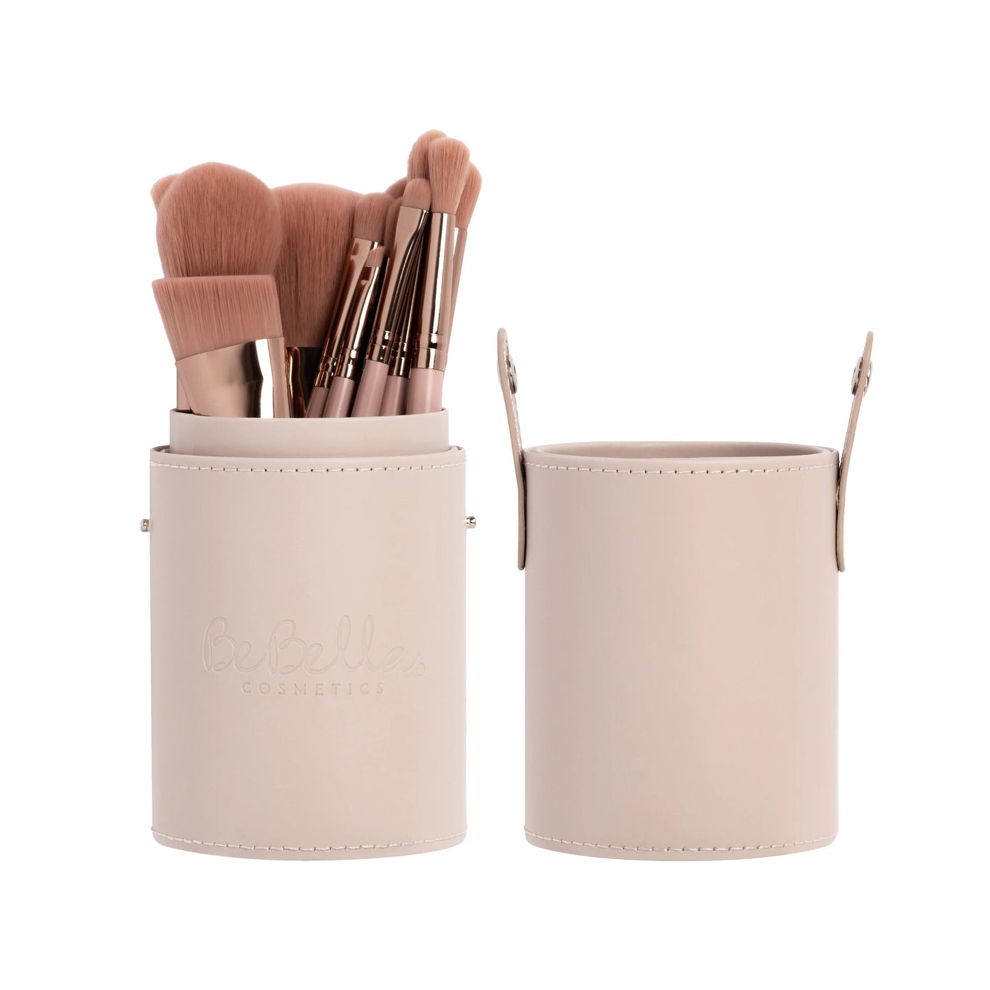 12pc BRUSH SET & CLEANER TAN BUNDLE